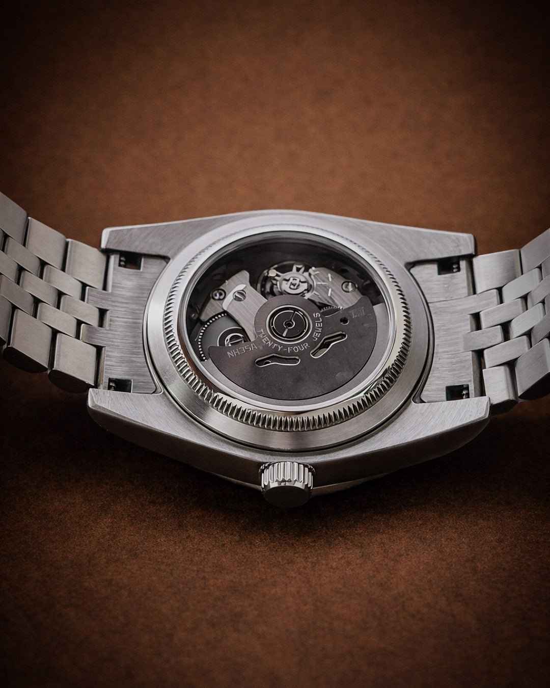 Seiko mod datejust 'who cares I'm already late' white watch