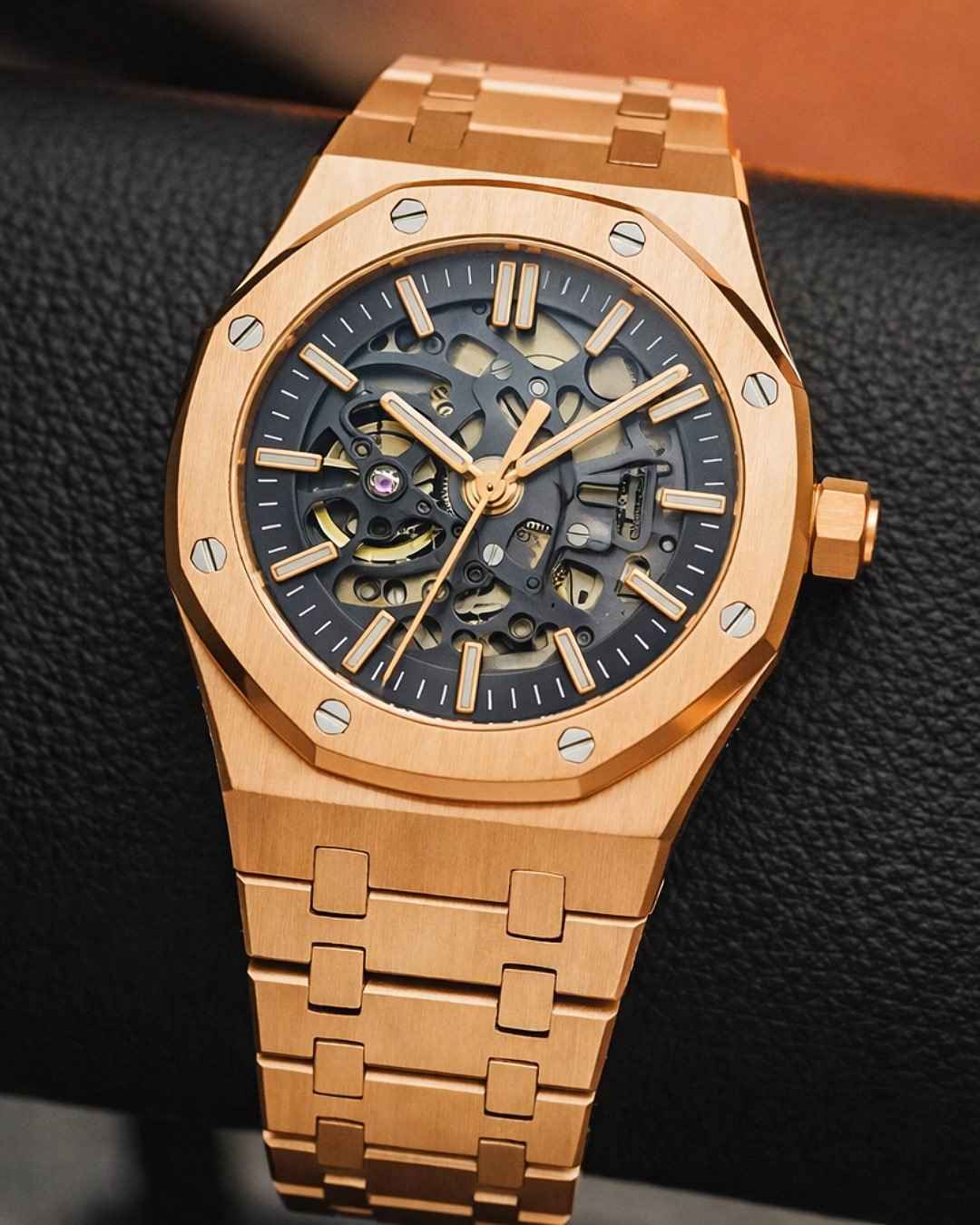Seiko mod Royal oak skeleton Watch - Blank Mods