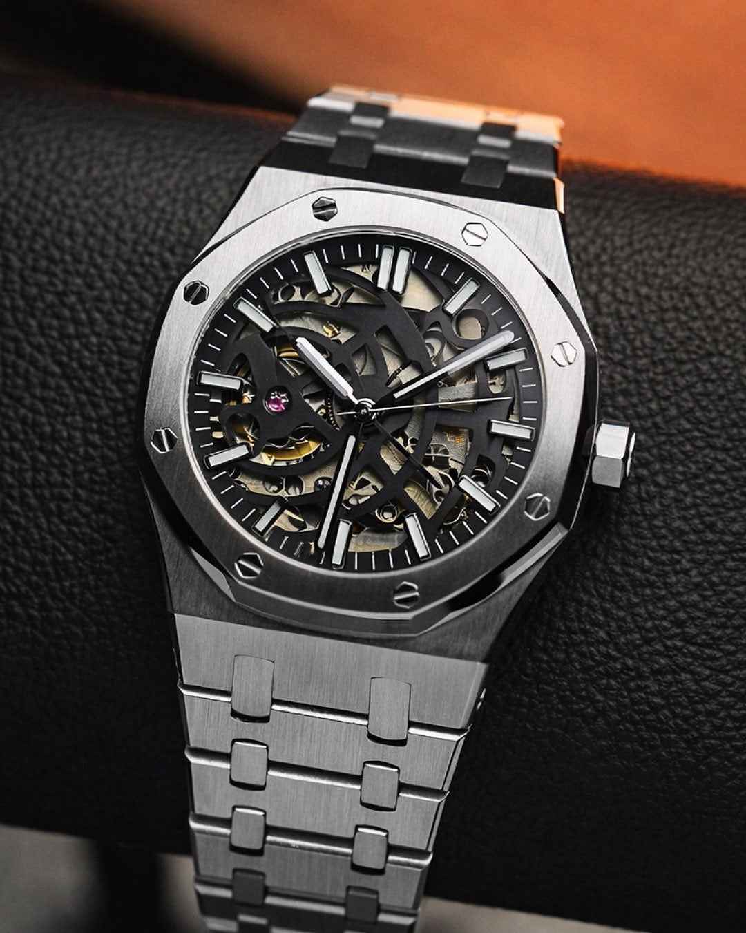 Seiko mod Royal oak skeleton Watch - Blank Mods