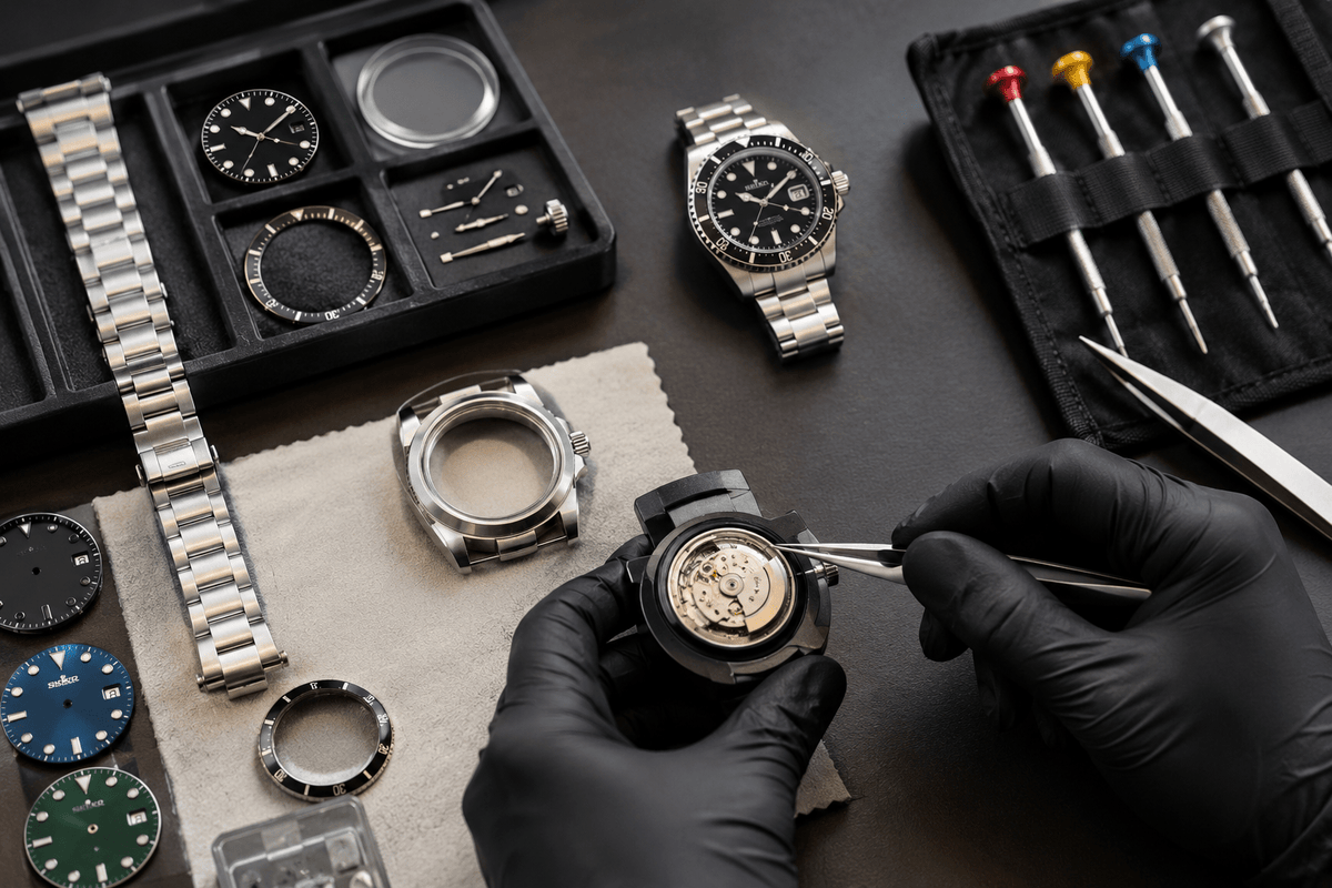 How to Build a Seiko Mod: A Step-by-Step Guide From Parts Selection to Final Assembly - Blank Mods