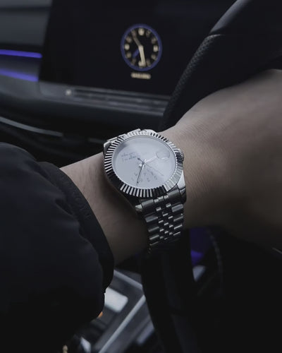 Seiko mod datejust 'who cares I'm late' watch - Blank Mods