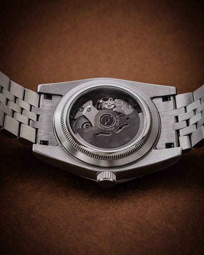 Seiko mod datejust 'who cares I'm already late' white watch