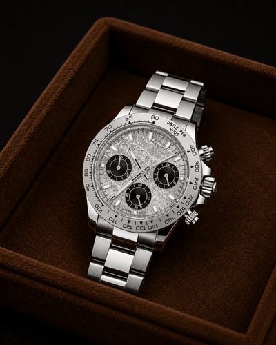 Seiko Mod Daytona watch meteorite - Blank Mods